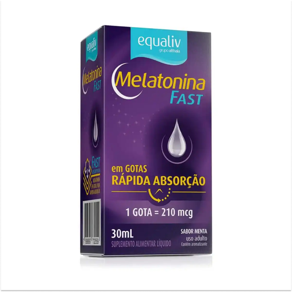 Sup Alimentar Melatonina Fast Gotas Equaliv 210mcg 30ml Sabor Menta em Oferta na Shopee