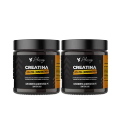Creatina Monohidratada Always Fit 100% Pura 250g - 2 Unidades