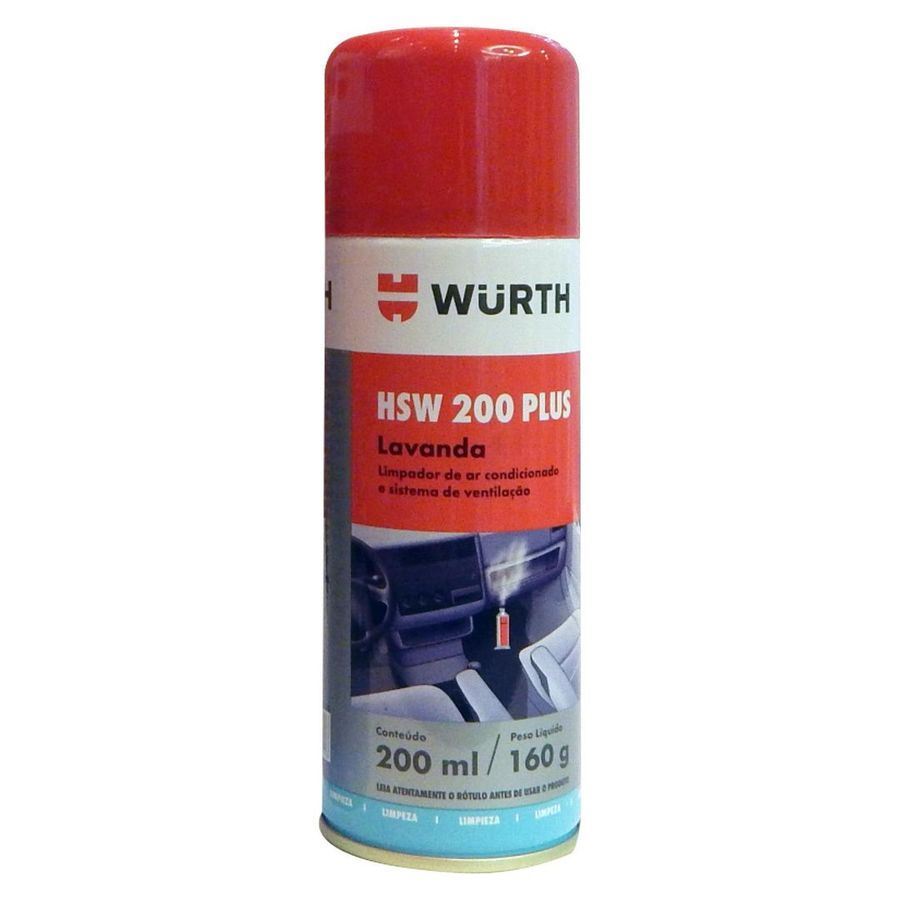 LIMPA AR CONDICIONADO HSW PLUS 200 LAVANDA 200ML - WURTH