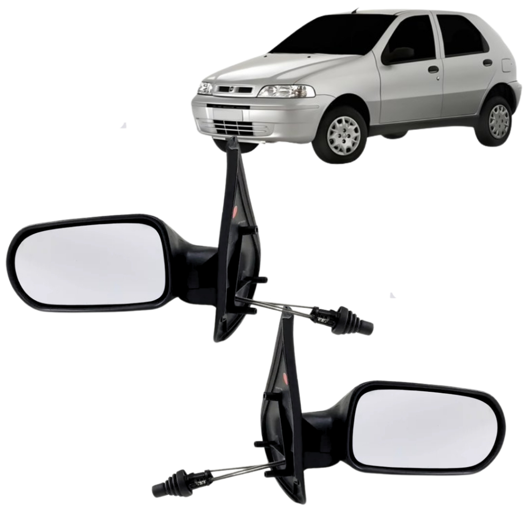 Retrovisor Palio Siena G2 Fire 1999 2000 2001 2002 2003 4 Portas Com Controle em Oferta na Shopee