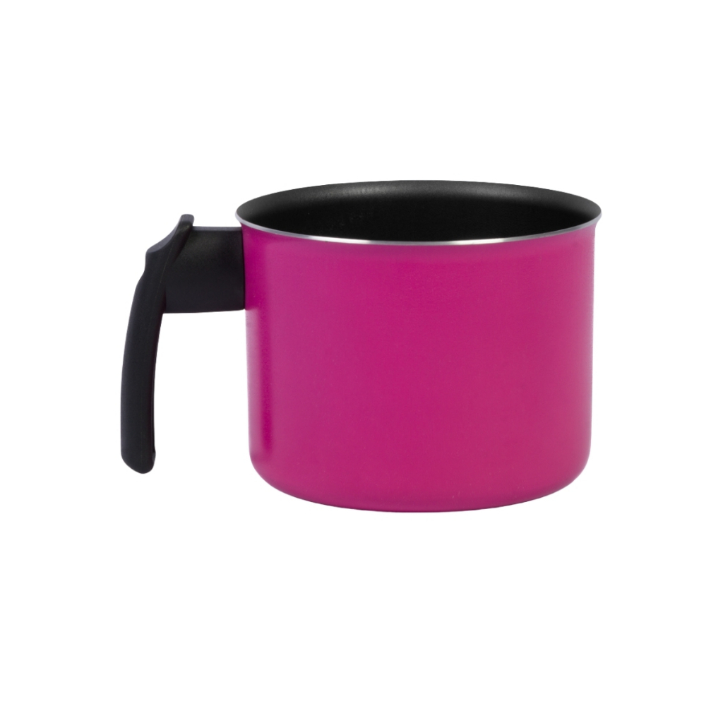 Fervedor Antiaderente 14Cm 1700Ml Rosa Nacional em Oferta na Shopee