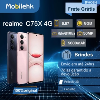 Celular Realme C75X 4G 8GB 256GB Versão Global Original Envio Imediato! em Oferta na Shopee