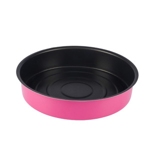 Assadeira Redonda Alta Antiaderente 4L Rosa Nacional