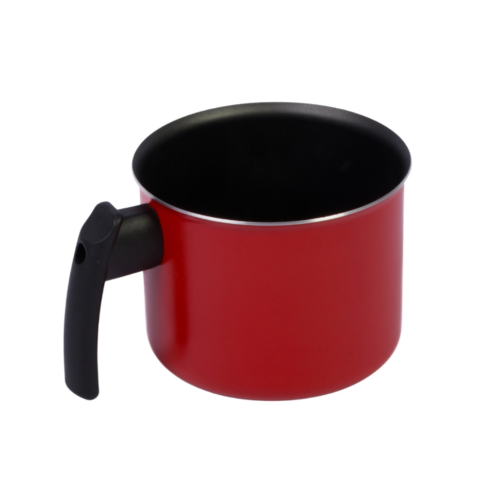 Fervedor Antiaderente 12Cm 1200Ml Vermelho Nacional - Home & Living