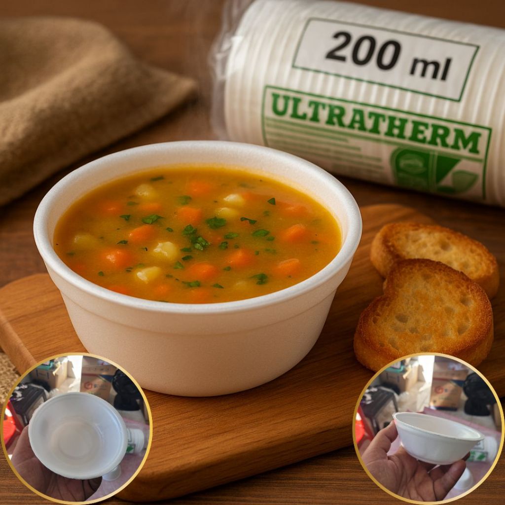 Cumbuca Funda 200 ml Para Caldo Cuia De Isopor Térmica Branca Pote 50 / 100 / 150 / 200 Unidades em Oferta na Shopee