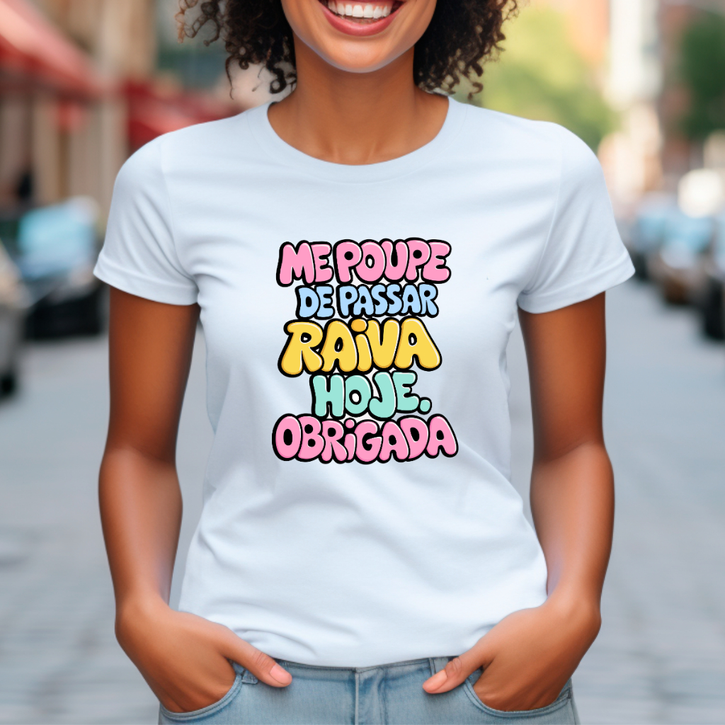 Camisas engraçadas Estampada Plus Size com blusas Frases memes confortável modelo feminino babylook
