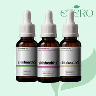 Kit Skin Care - Melasma, Manchas - Ácido Mandélico, Ácido Glicólico, Niacinamida Skinhealth em Oferta na Shopee