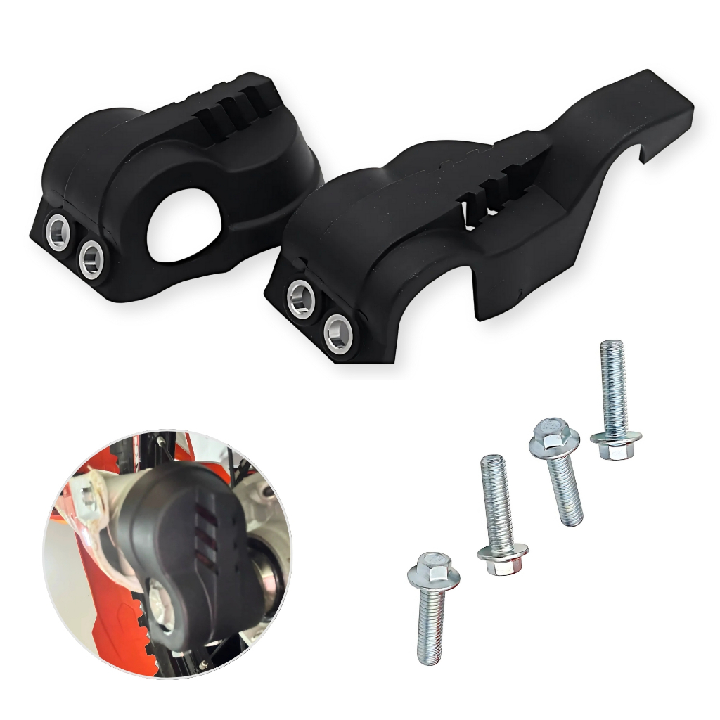 Protetor Inferior de Suspensão Bengalas Para Ktm 250 300 350 Husqvarna Gasgas Mxf em Oferta na Shopee