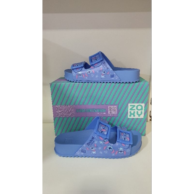 Zaxy chinelo papete stitch
