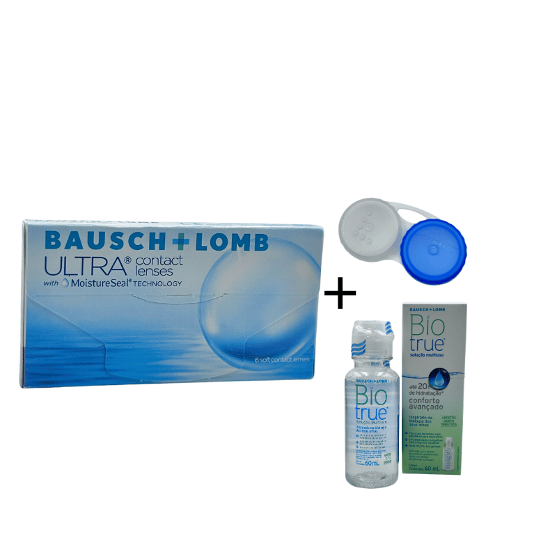 Lentes de Contato Ultra Contact + Solução Renu 60ml | Bausch + Lomb