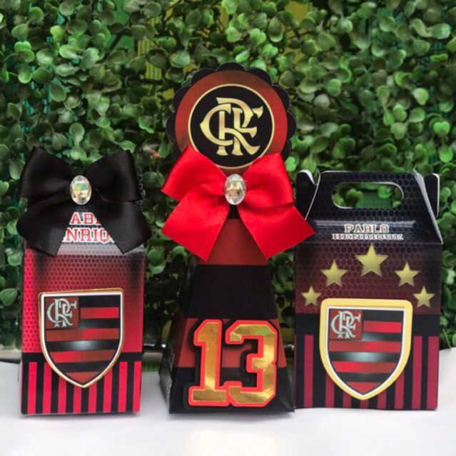 Kit Personalizados Time Futebol   Lembrancinhas Festa Infantil Aniversário Caixa Mini