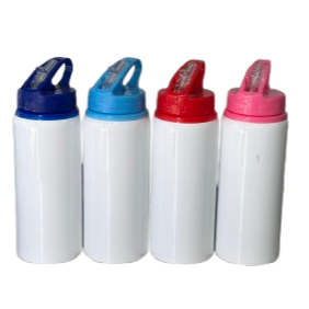 10/20/40 Squeezes 600ml para Sublimação NB – Bico de Silicone | Produto Liso Pronto p/ Personalizar
