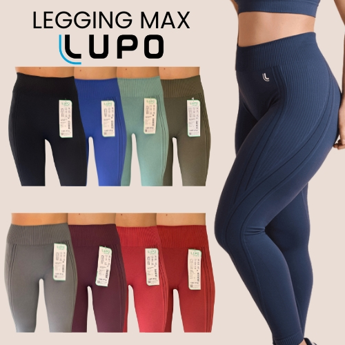 Calça Legging Max Lupo Feminina Original Fitness Sem Transparência Treino Academia