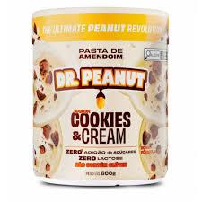 Suplemento Dr. Peanut sabor cookies & cream de 600g Pasta em Oferta na Shopee
