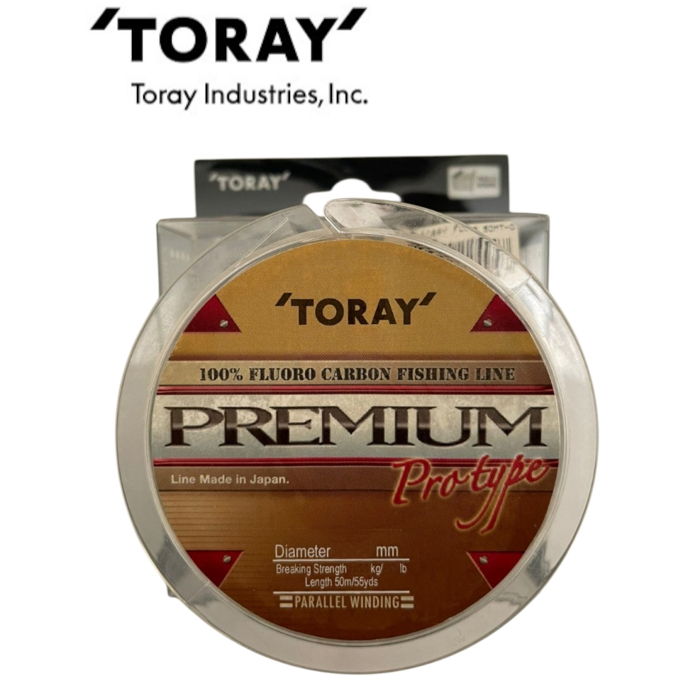 Linha de Fluorcarbono Toray Premium Pro Type 50 metros MADE IN JAPAN