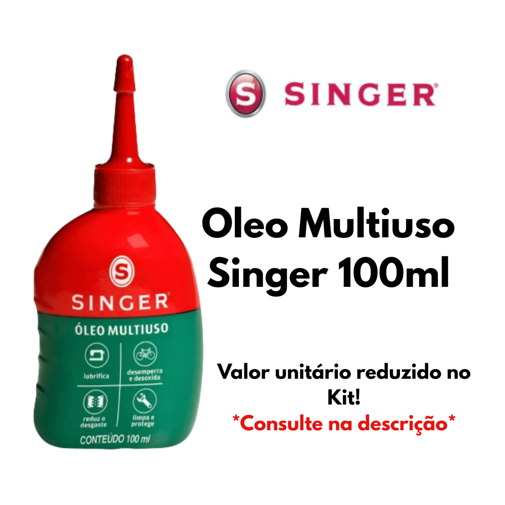 Oleo Multiuso Singer 100ML em Oferta na Shopee