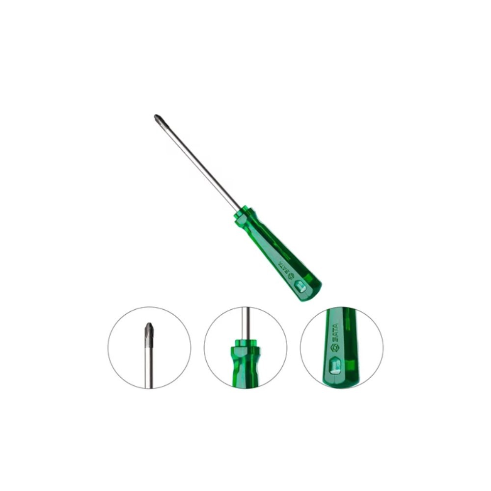 Chave Phillips com Cabo em PVC 3/16" x 4" para Aperto Preciso e Montagens – ST61373 – SATA