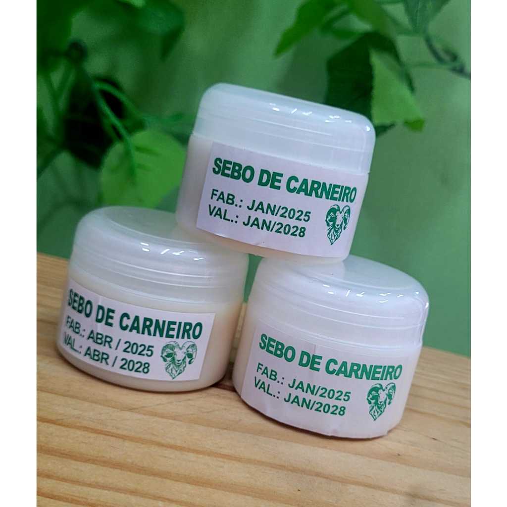 Sebo de Carneiro Puro 50g - Envio Imediato Rápido