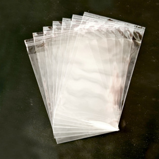 Saco Adesivado Com 100 Transparente Plástico Aba colante saquinhos vários tamanhos em Oferta na Shopee