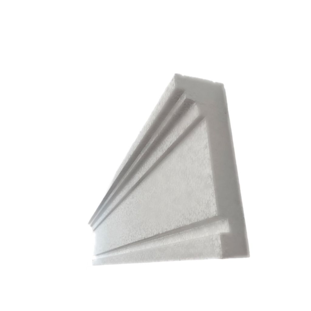 Moldura Externa de Isopor Fachada com Pingadeira Modelo G139 18X6 Kit com 10 metros