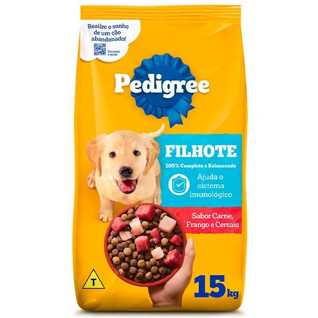 Ração Pedigree Cães Filhotes Junior Médias E Grandes 15kg