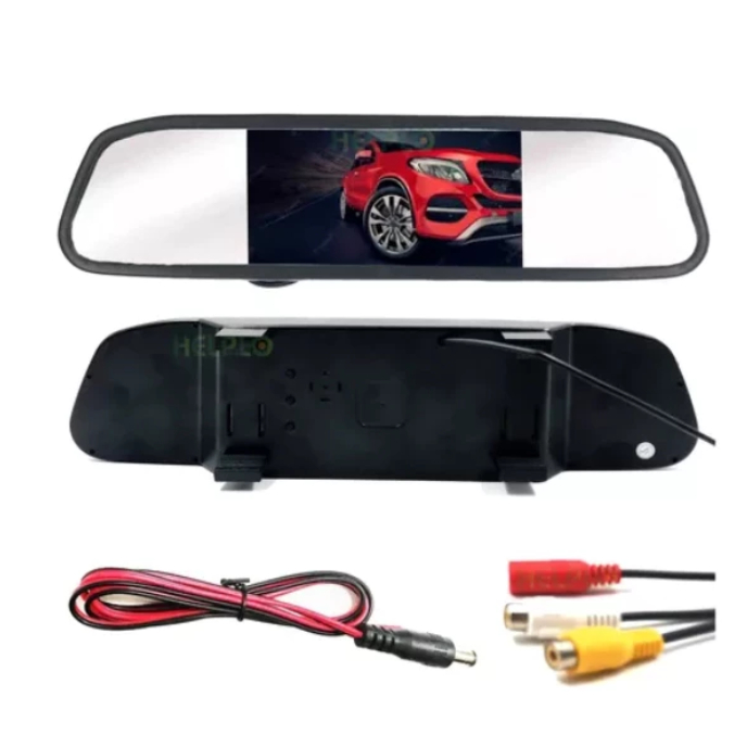 Espelho Retrovisor Monitor Tela Lcd 4.3. em Oferta na Shopee