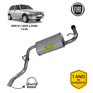 Escapamento Silencioso Traseiro Uno 1.0 8v Fire 2005 á 2008 em Oferta na Shopee