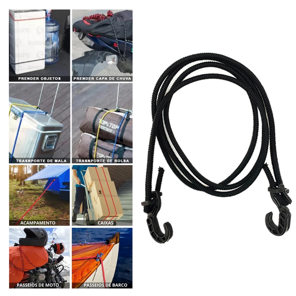 Corda elástica para capacete de motocicleta 40x40cm Rede elástica para bagagem Acessórios para moto