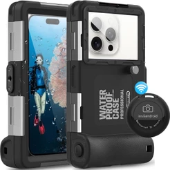 Capa Case Celular a Prova D’Água SHELLBOX Mergulho Controle Remoto Bluetooth 2 Geração Smartphone