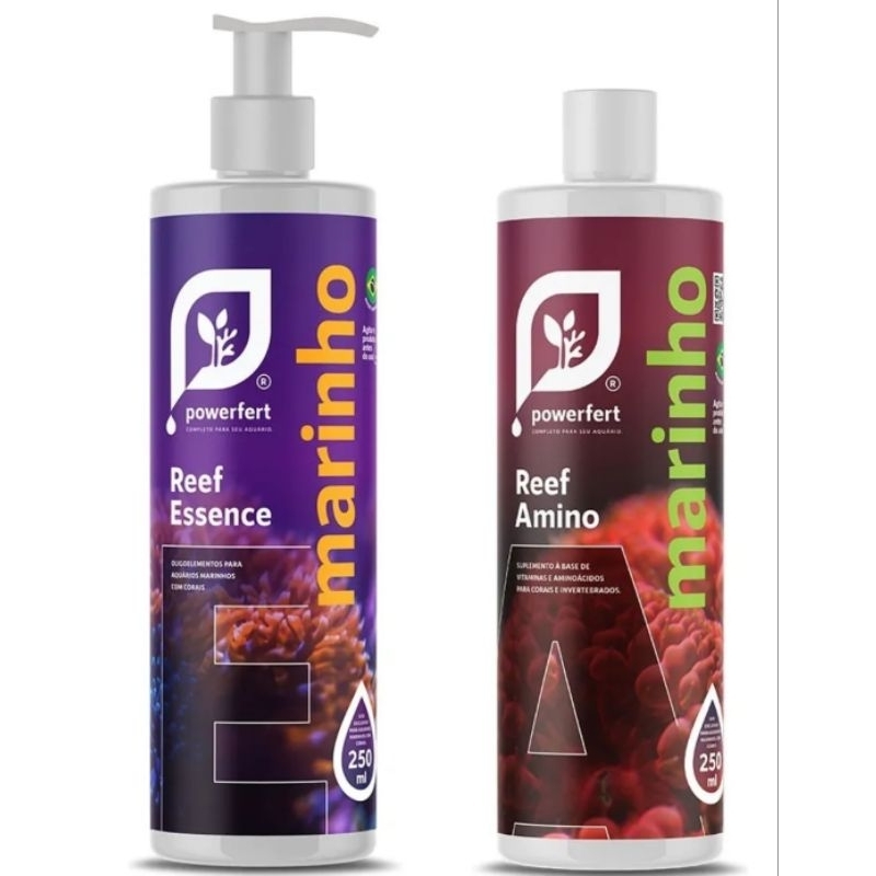 Powerfert Kit Marinho Reef Amino+Reef Essence 250ml