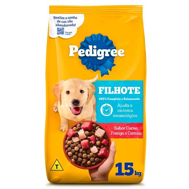 Ração Pedigree Filhotes Médio E Grande 15kg
