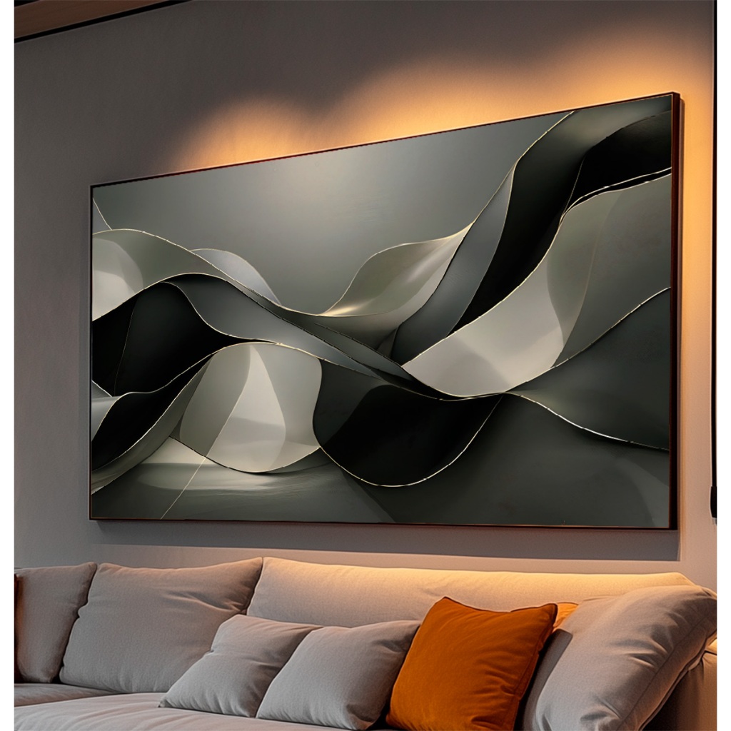 Quadro Decorativo Grande Com Moldura 80x120 cm Para Sala Quarto Escritório · foto 2