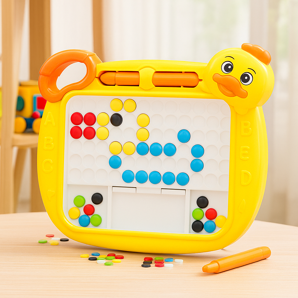 Lousa Mágica Caneta Magnética prancheta Infantil Educativo Autismo Cartelas Desenho Brinquedo