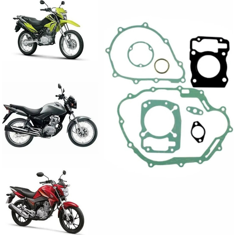 Jogo Junta Motor Titan 150 Fan 150 2006 Até 2008 Completo Kit