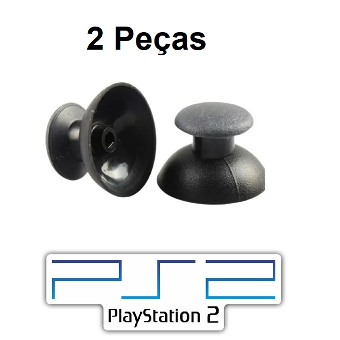 PAR BOTÃO ANALOGICO CONTROLE XBOX 360 ONE PS3 PS4 PS2 BORRACHA GRIP