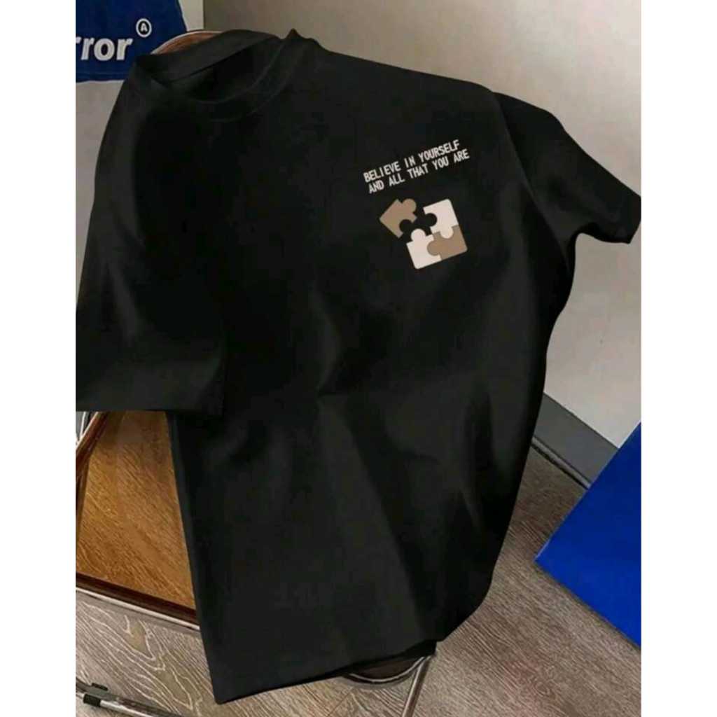 POLARBEAR Camisa masculina e feminina 30.1 algodão manga curta camisa unissex estampada Quebra Cabeça