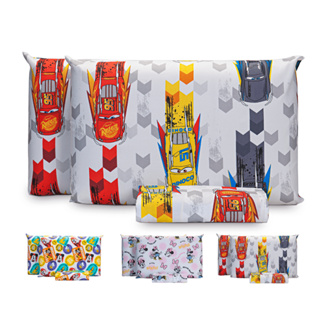 Jogo de Lençol Solteiro/Casal 3 Peças - Disney Oficial - Sem Elástico Carros Mickey Minnie Infantil em Oferta na Shopee