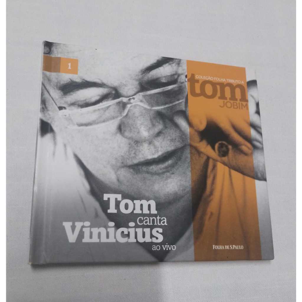 CD Coleção Folha Tributo A Tom Jobim - Tom Canta Vinicius - Ao Vivo - 1 ( 27635 )