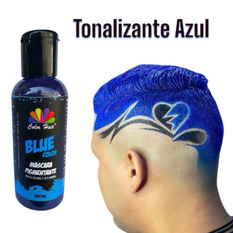 KIT 3 TONALIZANTES (ROSA, VERMELHO, AZUL) COLOR HAIR