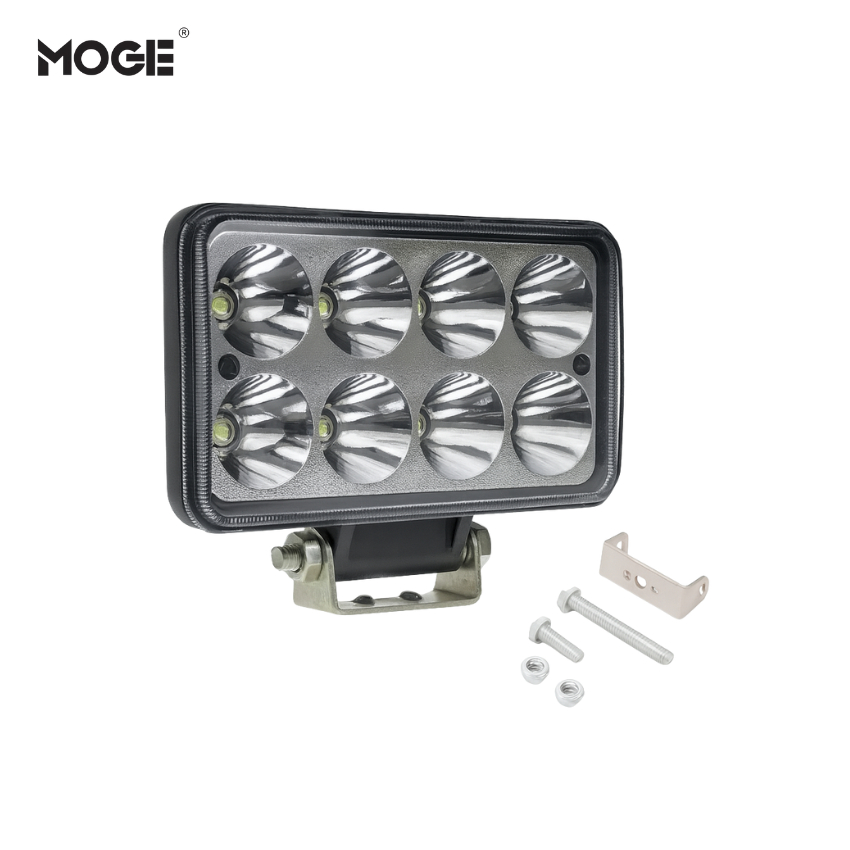 Farol LED Milha 24W Retangular | 6000K | IP67 | 10-30V