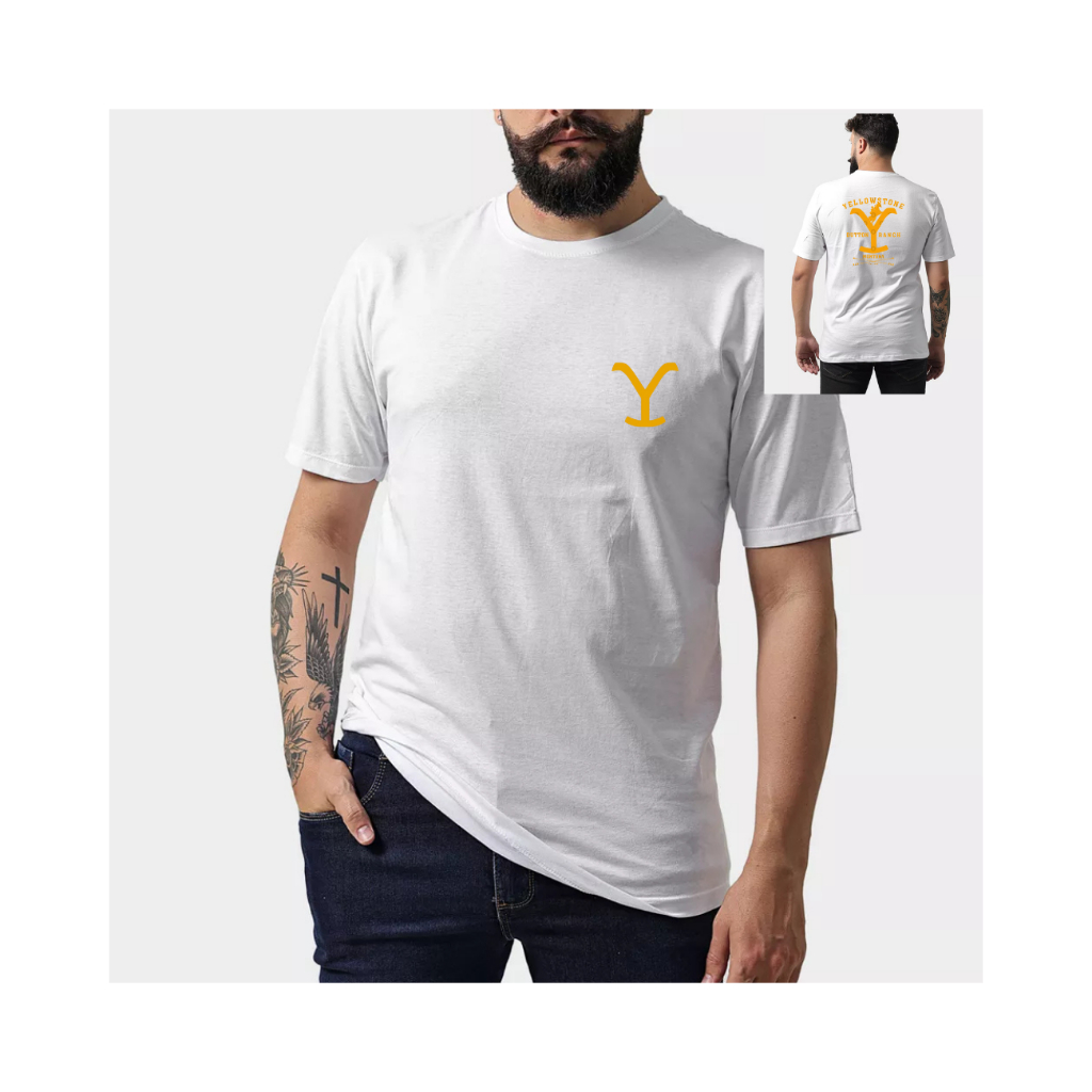 Camiseta Blusa Country Yellowstone Dutton Ranch Montana Estampa Cowboy Faroeste Unissex
