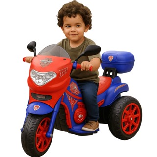 Moto Eletrica Biemme Sprint Turbo Power 12V Spider com Capacete em Oferta na Shopee