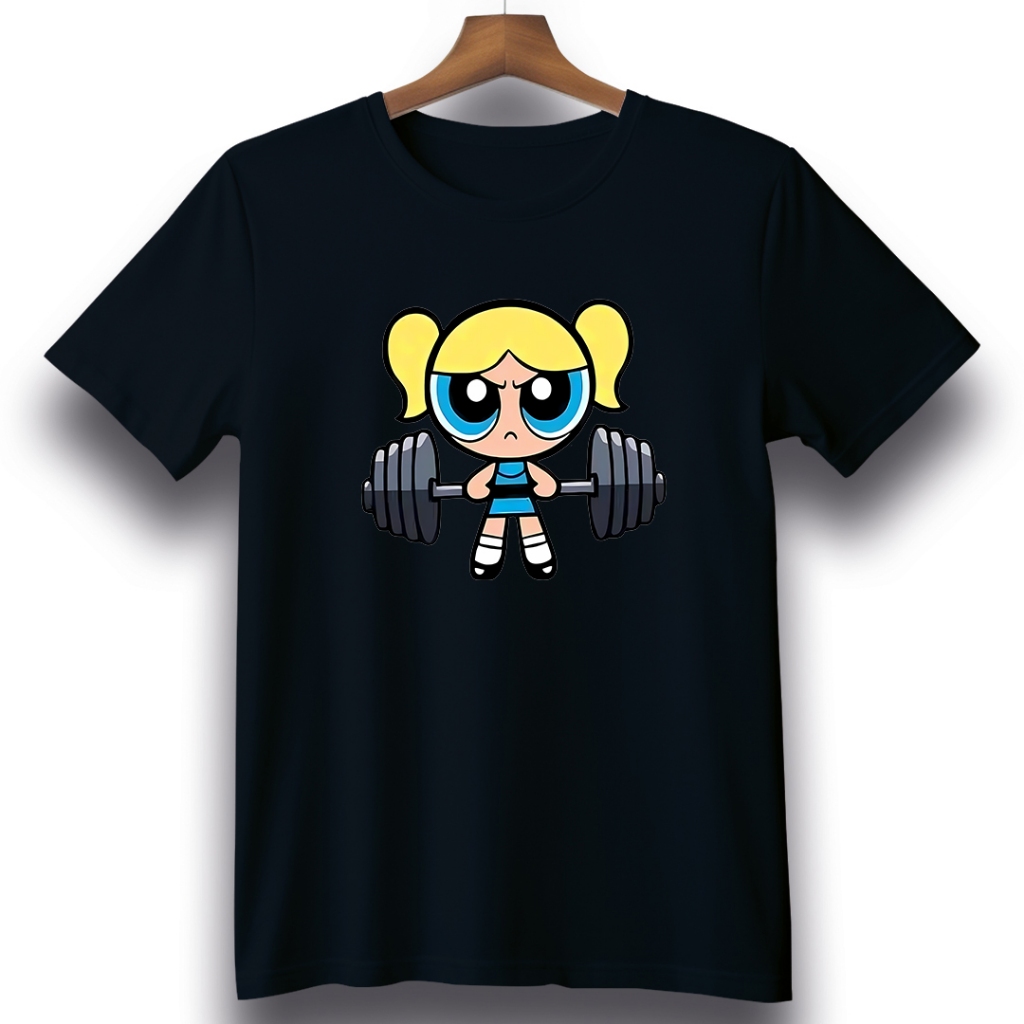 Camisa Blusa Feminina Camiseta Academia Barra Fitness Super Poderosa Lançamento Oferta