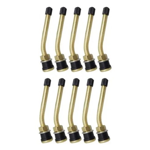 10 Bicos Valvula Roda Raiada Pneu S/camera Caminhao 95,3mm