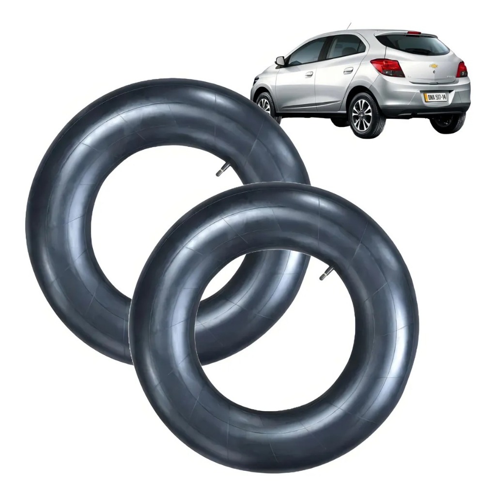 Par De Camaras De Ar Para Pneu Carro Passeio Aro 13 Ou 14 Tr13