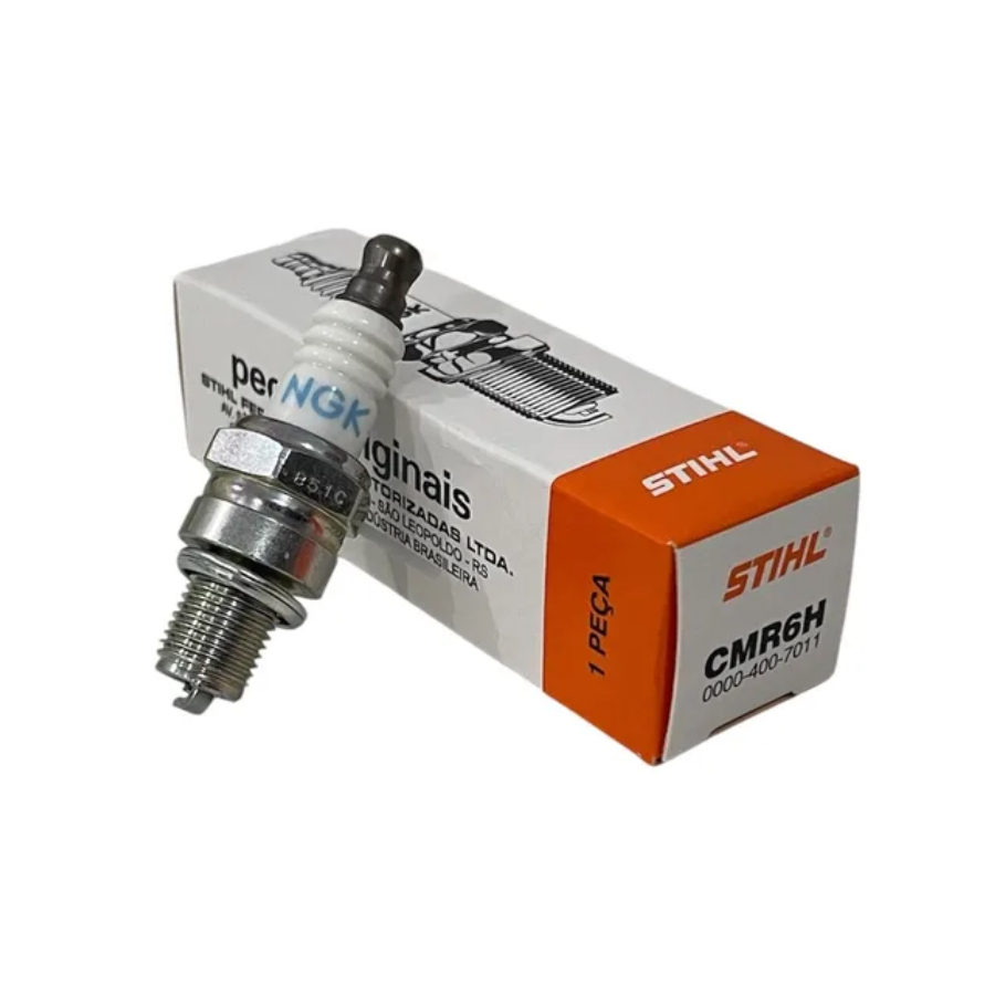Vela NGK CMR6H para Roçadeira Honda