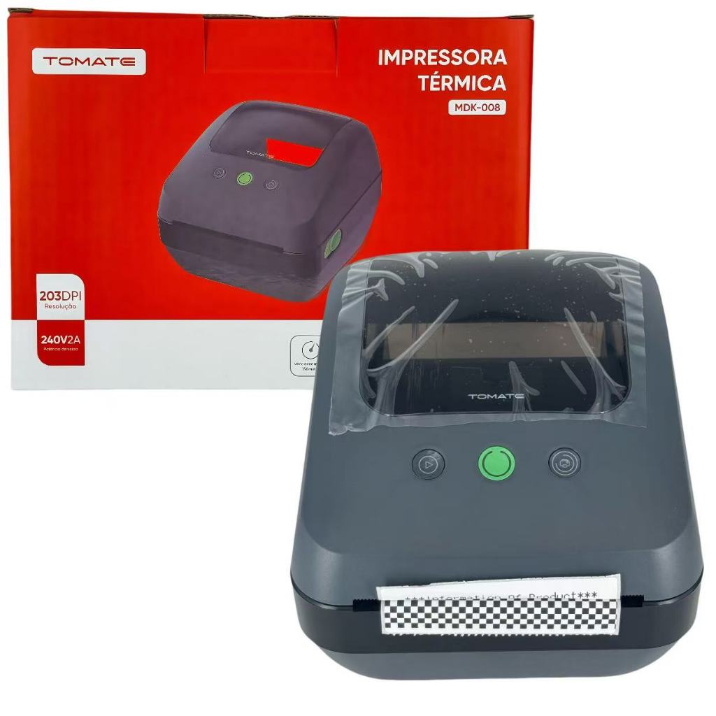 Impressora Térmica de Etiquetas De Envio USB  Para Etiqueta Correio Código De Barras