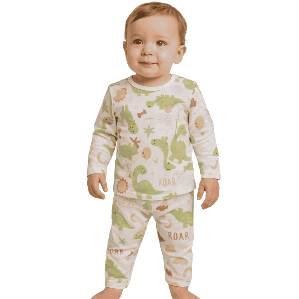 Pijama Bebê Menino Tecido Premium