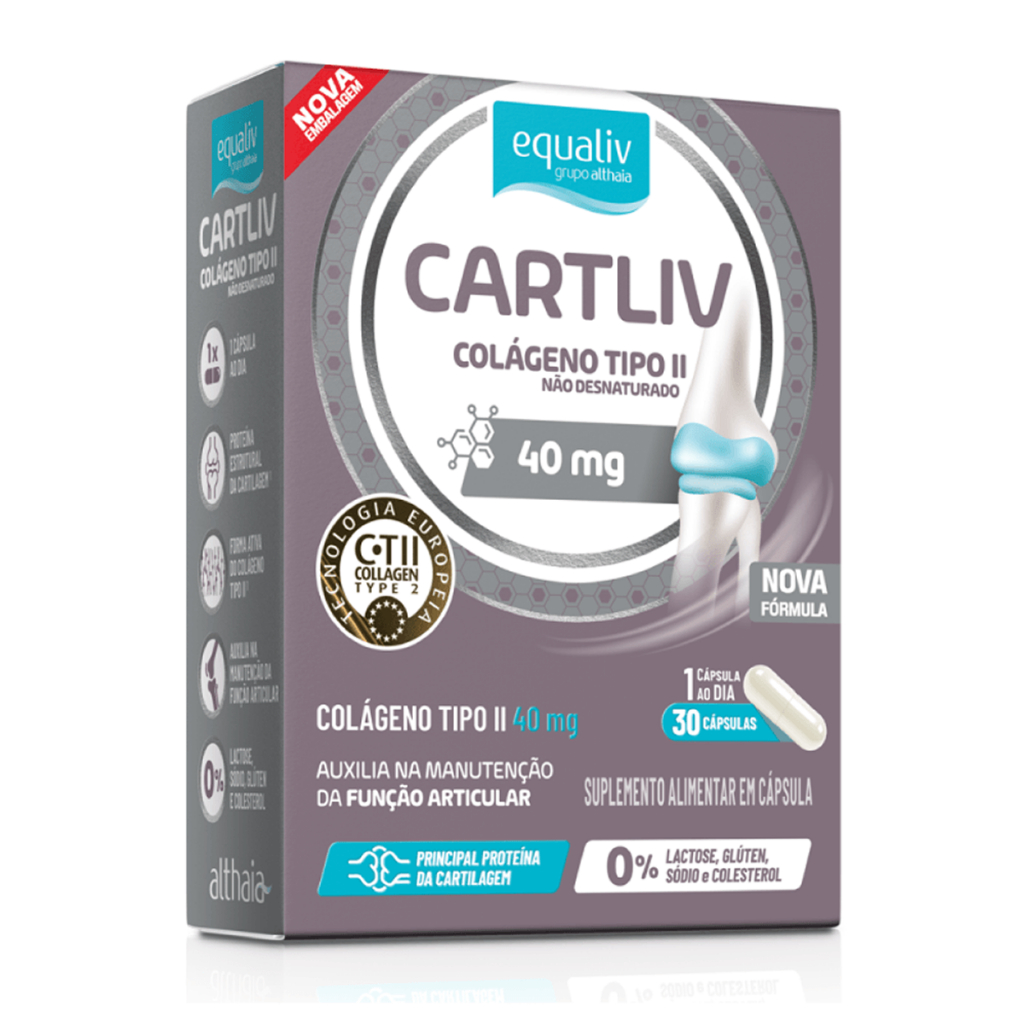Suplemento Alimentar Cartliv Equaliv Colágeno 30 Cápsulas em Oferta na Shopee