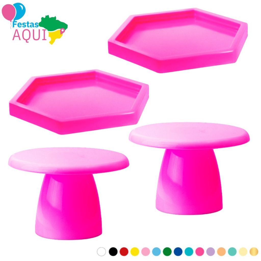 Kit Festa 2 Mini Cogumelo, 2 Band Sextavada em Oferta na Shopee